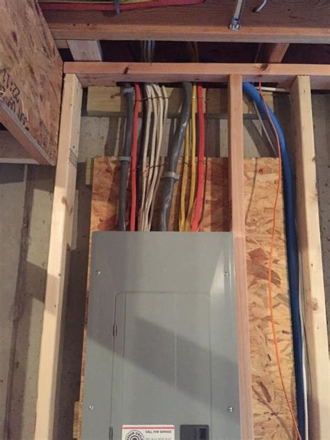 How to frame around electrical panel 